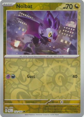 Pokemon - Noibat - 152/193 - Common Reverse Holo - Scarlet & Violet: Paldea Evolved Series - Top CollectiblesCollectible CardsPokémon