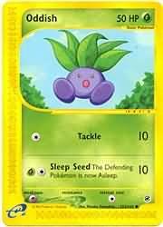 Pokemon - Oddish - 122/165 - Common - Expedition Series - Top CollectiblesCollectible CardsPokémon