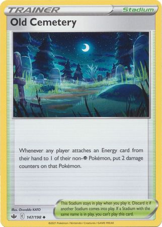 Pokemon - Old Cemetery - 147/198 - Uncommon - Sword &amp; Shield: Chilling Reign Series - Top CollectiblesCollectible CardsPokémon