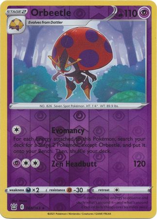 Pokemon - Orbeetle - 065/163 - Holo Rare Reverse Holo - Sword & Shield: Battle Styles Singles - Top CollectiblesCollectible CardsPokémon