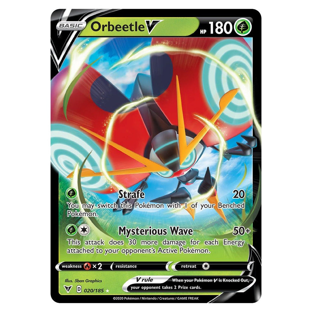 Pokemon - Orbeetle V - 20 - Rare Holo V - Vivid Voltage - Top CollectiblesPokémon SinglePokémon