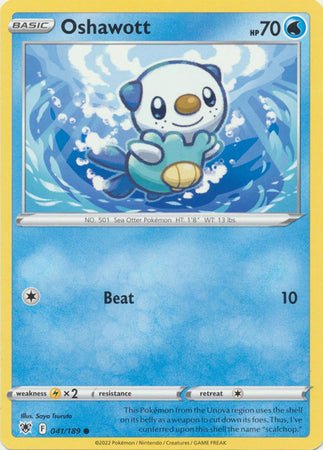 Pokemon - Oshawott - 041/189 - Common - Sword &amp; Shield: Astral Radiance Series - Top CollectiblesCollectible CardsPokémon