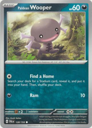 Pokemon - Paldean Wooper - 128/193 - Common - Scarlet & Violet: Paldea Evolved Series - Top CollectiblesCollectible CardsPokémon