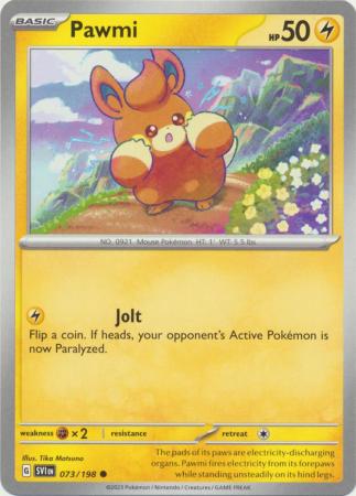 Pokemon - Pawmi - 073/198 - Common - Scarlet & Violet (Base Set) Serie Top Collectibles Pokemon - Pawmi - 073/198 - Common - Scarlet & Violet (Base Set) Serie Top Collectibles