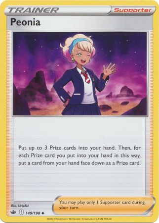 Pokemon - Peonia - 149/198 - Uncommon - Sword &amp; Shield: Chilling Reign Series - Top CollectiblesCollectible CardsPokémon