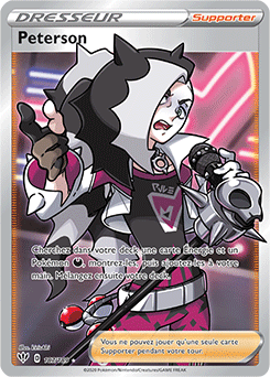 Pokemon - Peterson - 187/189 - Full Art Ultra Rare - Sword & Shield: Darkness Ablaze Series - Top CollectiblesCollectible CardsPokémon