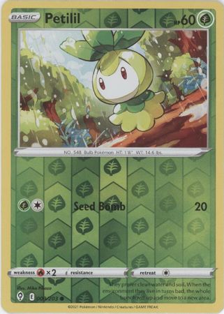Pokemon - Petilil - 009/203 - Common Reverse Holo - Sword &amp; Shield: Evolving Skies Series - Top CollectiblesCollectible CardsPokémon