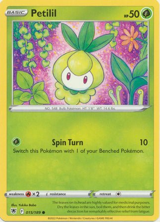 Pokemon - Petilil - 015/189 - Common - Sword &amp; Shield: Astral Radiance Series - Top CollectiblesCollectible CardsPokémon