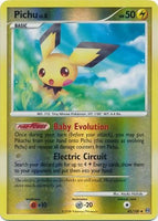 Pokemon - Pichu - 45/100 - Uncommon Reverse Holo - Diamond & Pearl: Stormfront Series - Top CollectiblesCollectible CardsPokémon