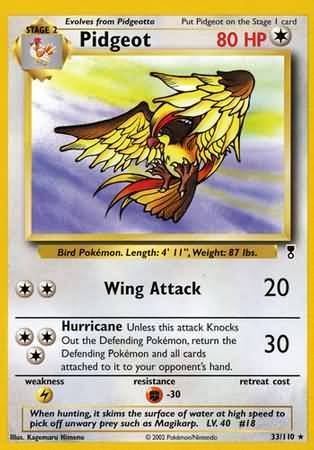 Pokemon - Pidgeot - 33/110 - Rare - Legendary Collection Series - Top CollectiblesCollectible CardsPokémon