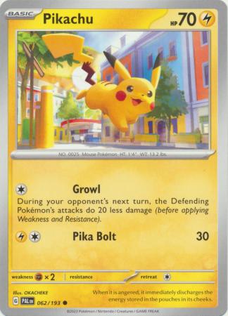 Pokemon - Pikachu - 062/193 - Common - Scarlet & Violet: Paldea Evolved Series - Top CollectiblesCollectible CardsPokémon