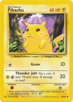 Pokemon - Pikachu - 58/102 - Common Unlimited - Base Set Unlimited Series - Top CollectiblesCollectible CardsPokémon