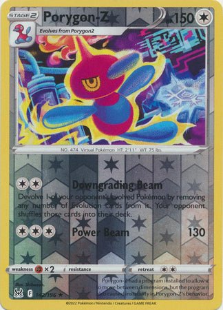 Pokemon - Porygon - Z - 142/196 - Rare Reverse Holo - Sword & Shield: Lost Origin Series - Top CollectiblesCollectible CardsPokémon