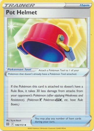 Pokemon - Pot Helmet - 146/172 - Uncommon - Sword &amp; Shield: Brilliant Stars Series - Top CollectiblesCollectible CardsPokémon