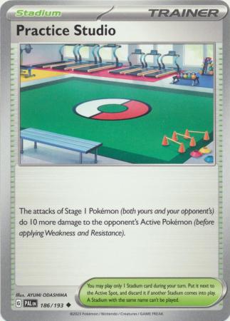 Pokemon - Practice Studio - 186/193 - Uncommon - Scarlet &amp; Violet: Paldea Evolved Series - Top CollectiblesCollectible CardsPokémon
