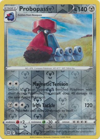 Pokemon - Probopass - 099/172 - Uncommon Reverse Holo - Sword &amp; Shield: Brilliant Stars Series - Top CollectiblesCollectible CardsPokémon
