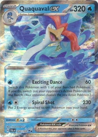 Pokemon - Quaquaval ex - 052/193 - Ultra Rare - Scarlet &amp; Violet: Paldea Evolved Series - Top CollectiblesCollectible CardsPokémon