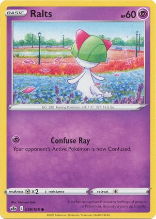Pokemon - Ralts - 059/198 - Common - Sword &amp; Shield: Chilling Reign Series - Top CollectiblesCollectible CardsPokémon