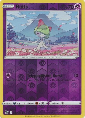 Pokemon - Ralts - 060/189 - Common Reverse Holo - Sword & Shield: Astral Radiance Series - Top CollectiblesCollectible CardsPokémon