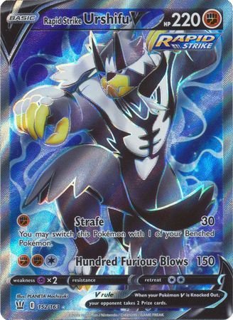 Pokemon - Rapid Strike Urshifu V - 152/163 - Full Art Ultra Rare - Sword & Shield: Battle Styles Series - Top CollectiblesCollectible CardsPokémon