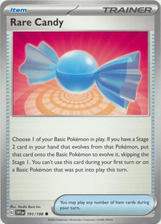 Pokemon - Rare Candy - 191/198 - Common - Scarlet & Violet (Base Set) Series - Top CollectiblesCollectible CardsPokémon