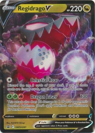 Pokemon - Regidrago V - SWSH281 - Promo - Sword &amp; Shield Series - Top CollectiblesCollectible CardsPokémon