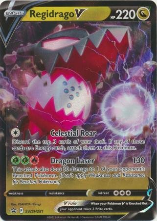 Pokemon - Regidrago V - SWSH281 - Promo - Sword & Shield Series - Top CollectiblesCollectible CardsPokémon