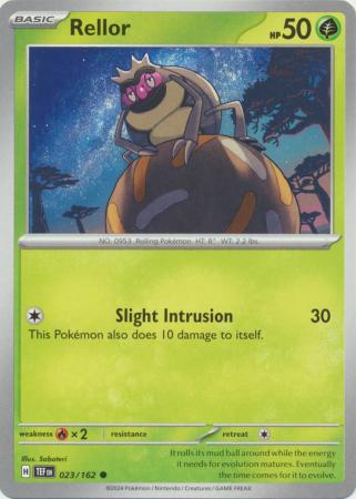 Pokemon - Rellor - 023/162 - Common - Scarlet & Violet: Temporal Forces Singles - Top CollectiblesCollectible CardsPokémon