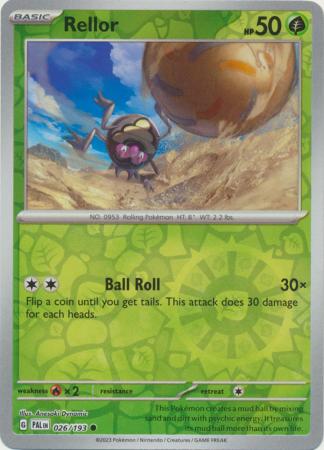 Pokemon - Rellor - 026/193 - Common Reverse Holo - Scarlet & Violet: Paldea Evolved Series - Top CollectiblesCollectible CardsPokémon