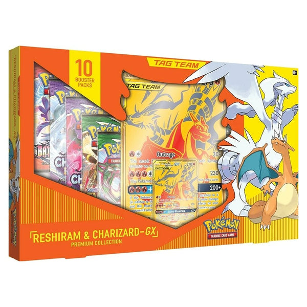 Pokemon - Reshiram & Charizard GX Premium Collection - Sword & Shield Series - Top CollectiblesCollectible CardsPokémon