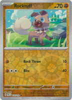 Pokemon - Rockruff - 116/193 - Common Reverse Holo - Scarlet & Violet: Paldea Evolved Series - Top CollectiblesCollectible CardsPokémon