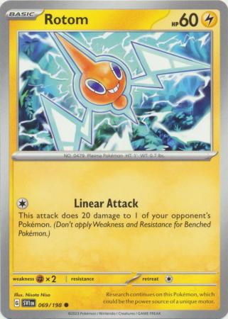 Pokemon - Rotom - 069/198 - Common - Scarlet &amp; Violet (Base Set) Series - Top CollectiblesCollectible CardsPokémon