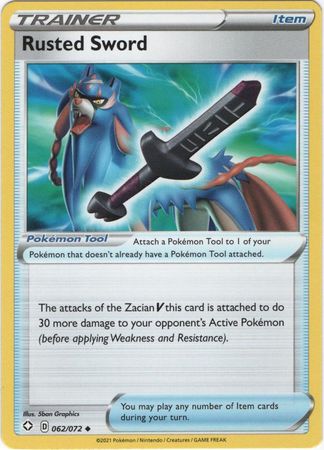 Pokemon - Rusted Sword - 062/072 - Uncommon - Shining Fates Series - Top CollectiblesCollectible CardsPokémon