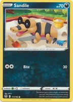 Pokemon - Sandile - 111/195 - Common - Sword & Shield: Silver Tempest Series - Top CollectiblesCollectible CardsPokémon