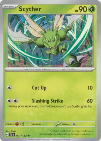 Pokemon - Scyther - 001/162 - Common - Scarlet &amp; Violet: Temporal Forces Singles - Top CollectiblesCollectible CardsPokémon