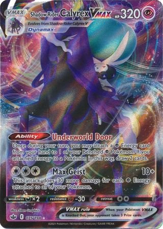 Pokemon - Shadow Rider Calyrex VMAX - 075/198 - Ultra Rare - Sword & Shield: Chilling Reign Series - Top CollectiblesCollectible CardsPokémon