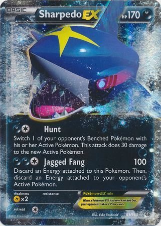 Pokemon - Sharpedo EX - 91/160 - Ultra Rare - XY: Primal Clash Series - Top CollectiblesCollectible CardsPokémon