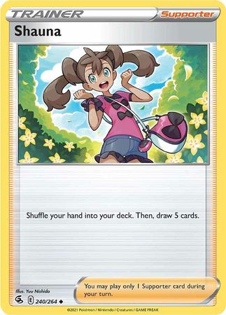 Pokemon - Shauna - 240/264 - Uncommon - Sword &amp; Shield: Fusion Strike Series - Top CollectiblesCollectible CardsPokémon