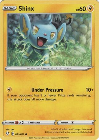 Pokemon - Shinx - 031/072 - Common - Shining Fates Series - Top CollectiblesCollectible CardsPokémon