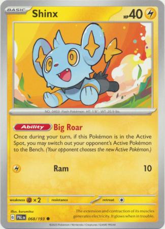 Pokemon - Shinx - 068/193 - Common - Scarlet &amp; Violet: Paldea Evolved Series - Top CollectiblesCollectible CardsPokémon