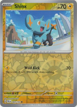 Pokemon - Shinx - 069/193 - Common Reverse Holo - Scarlet &amp; Violet: Paldea Evolved Series - Top CollectiblesCollectible CardsPokémon