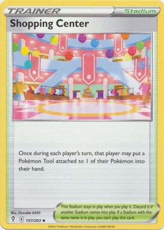 Pokemon - Shopping Center - 157/203 - Uncommon - Sword &amp; Shield: Evolving Skies Series - Top CollectiblesCollectible CardsPokémon