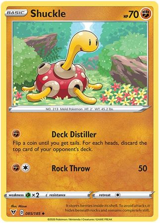 Pokemon - Shuckle - 085/185 - Uncommon - Sword & Shield: Vivid Voltage Series - Top CollectiblesCollectible CardsPokémon