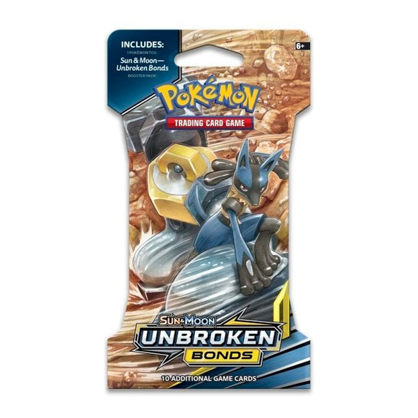 Pokemon - Sleeved Booster Pack - Sun & Moon: Unbroken Bonds Series - Top CollectiblesCollectible CardsPokémon