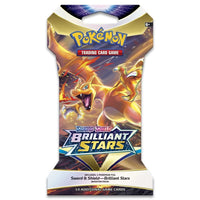 Pokemon - Sleeved Booster Pack - Sword & Shield: Brilliant Stars Series - Top CollectiblesCollectible CardsPokémon