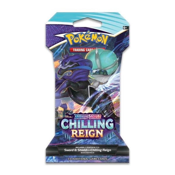 Pokemon - Sleeved Booster Pack - Sword & Shield: Chilling Reign Series - Top CollectiblesCollectible CardsPokémon