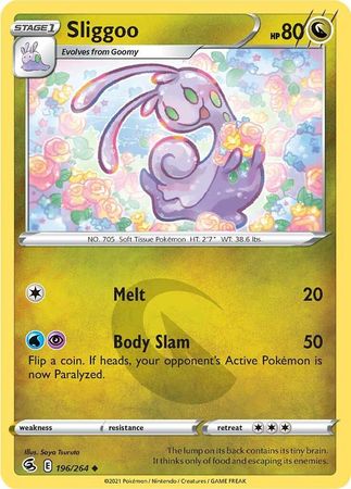 Pokemon - Sliggoo - 196/264 - Uncommon - Sword &amp; Shield: Fusion Strike Series - Top CollectiblesCollectible CardsPokémon