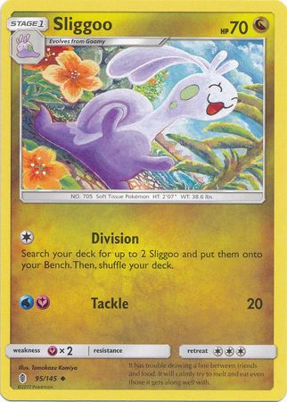 Pokemon - Sliggoo - 95/145 - Uncommon - Sun & Moon: Guardians Rising Series - Top CollectiblesCollectible CardsPokémon