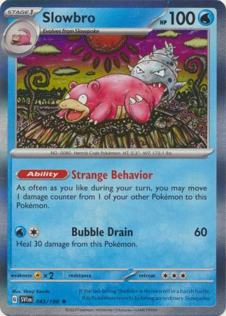 Pokemon - Slowbro - 043/198 - Holo Rare - Scarlet & Violet (Base Set) Serie - Top CollectiblesCollectible CardsPokémon