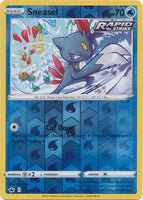 Pokemon - Sneasel - 030/198 - Common Reverse Holo - Sword & Shield: Chilling Reign Series - Top CollectiblesCollectible CardsPokémon